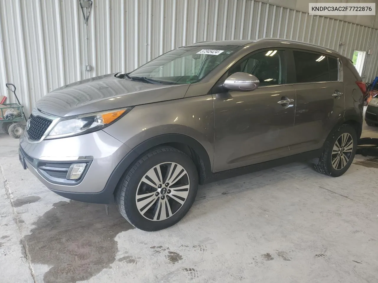 2015 Kia Sportage Ex VIN: KNDPC3AC2F7722876 Lot: 57345424