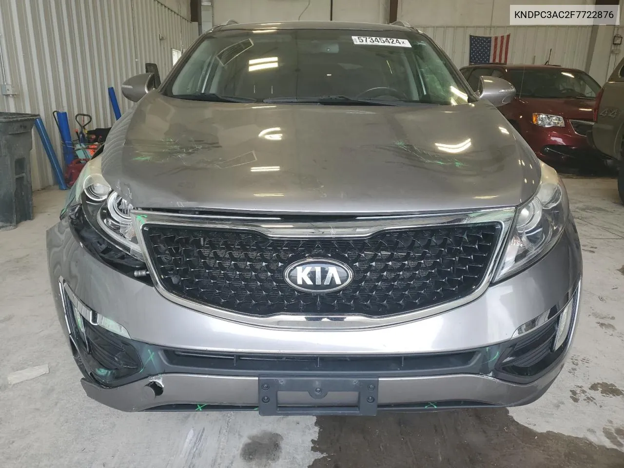 2015 Kia Sportage Ex VIN: KNDPC3AC2F7722876 Lot: 57345424