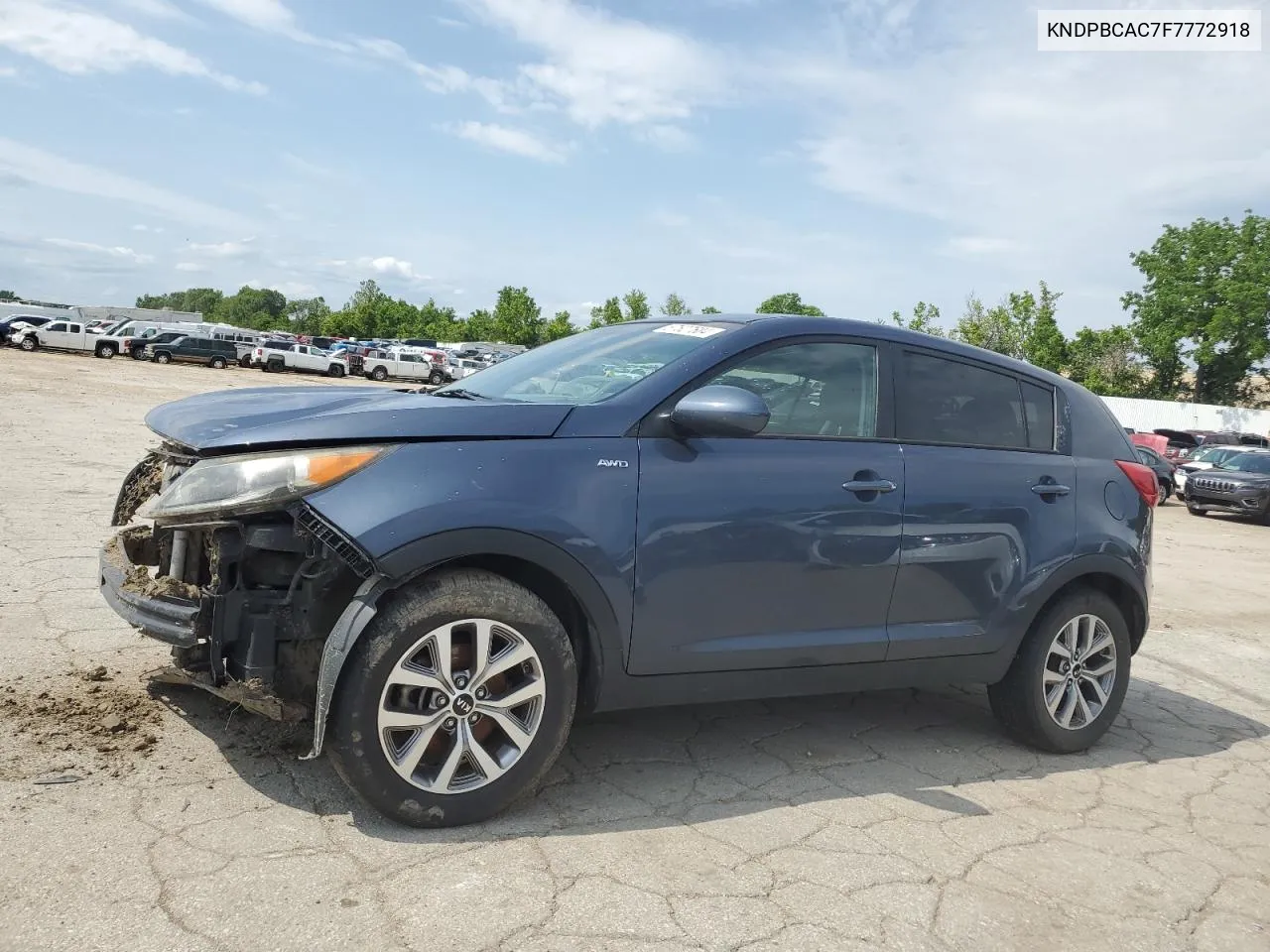 2015 Kia Sportage Lx VIN: KNDPBCAC7F7772918 Lot: 57527604