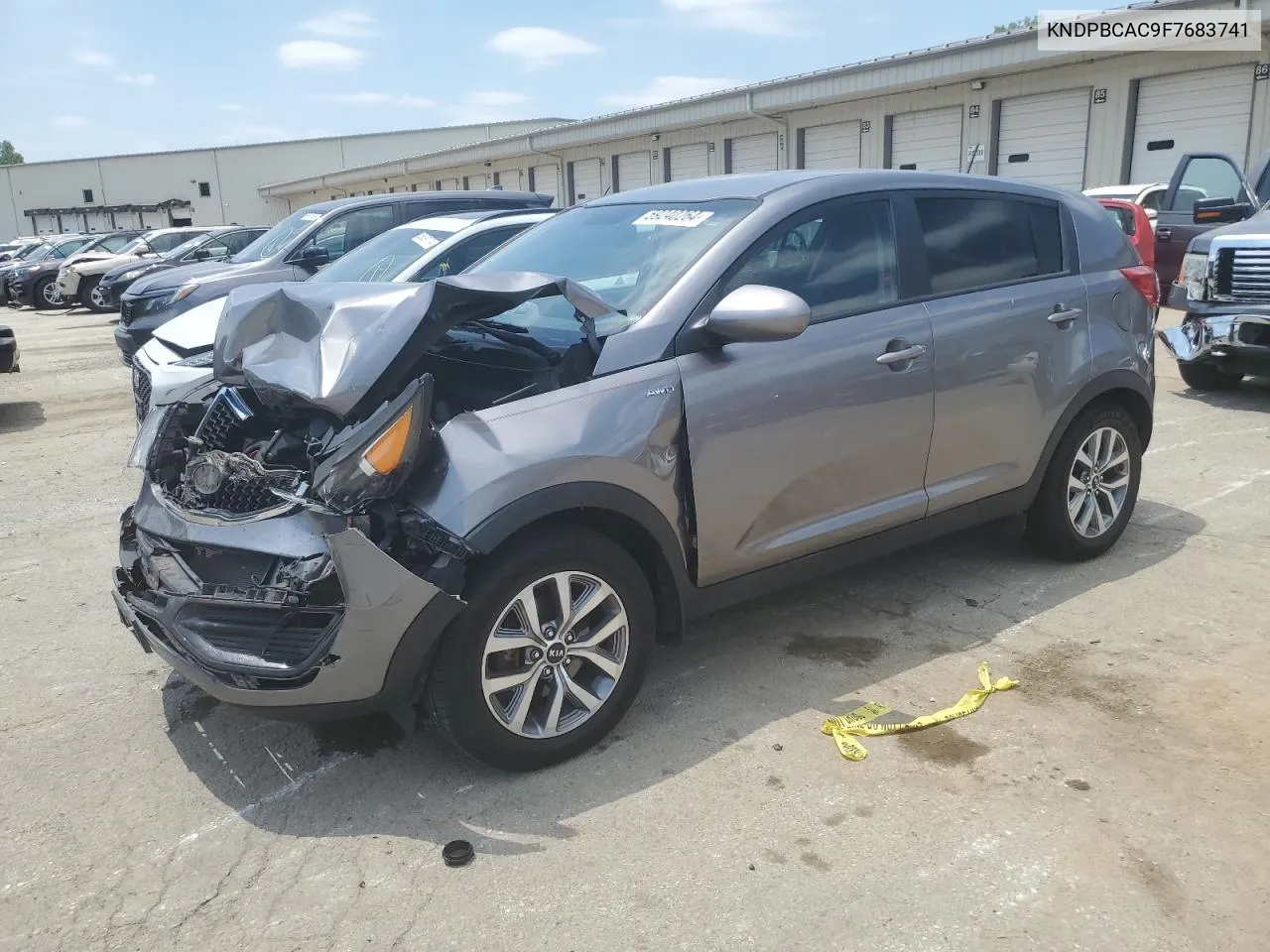 2015 Kia Sportage Lx VIN: KNDPBCAC9F7683741 Lot: 59240264