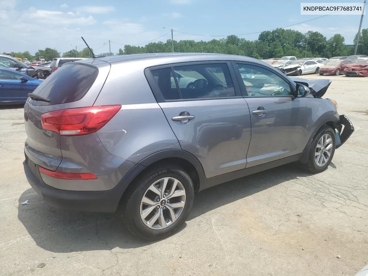 2015 Kia Sportage Lx VIN: KNDPBCAC9F7683741 Lot: 59240264