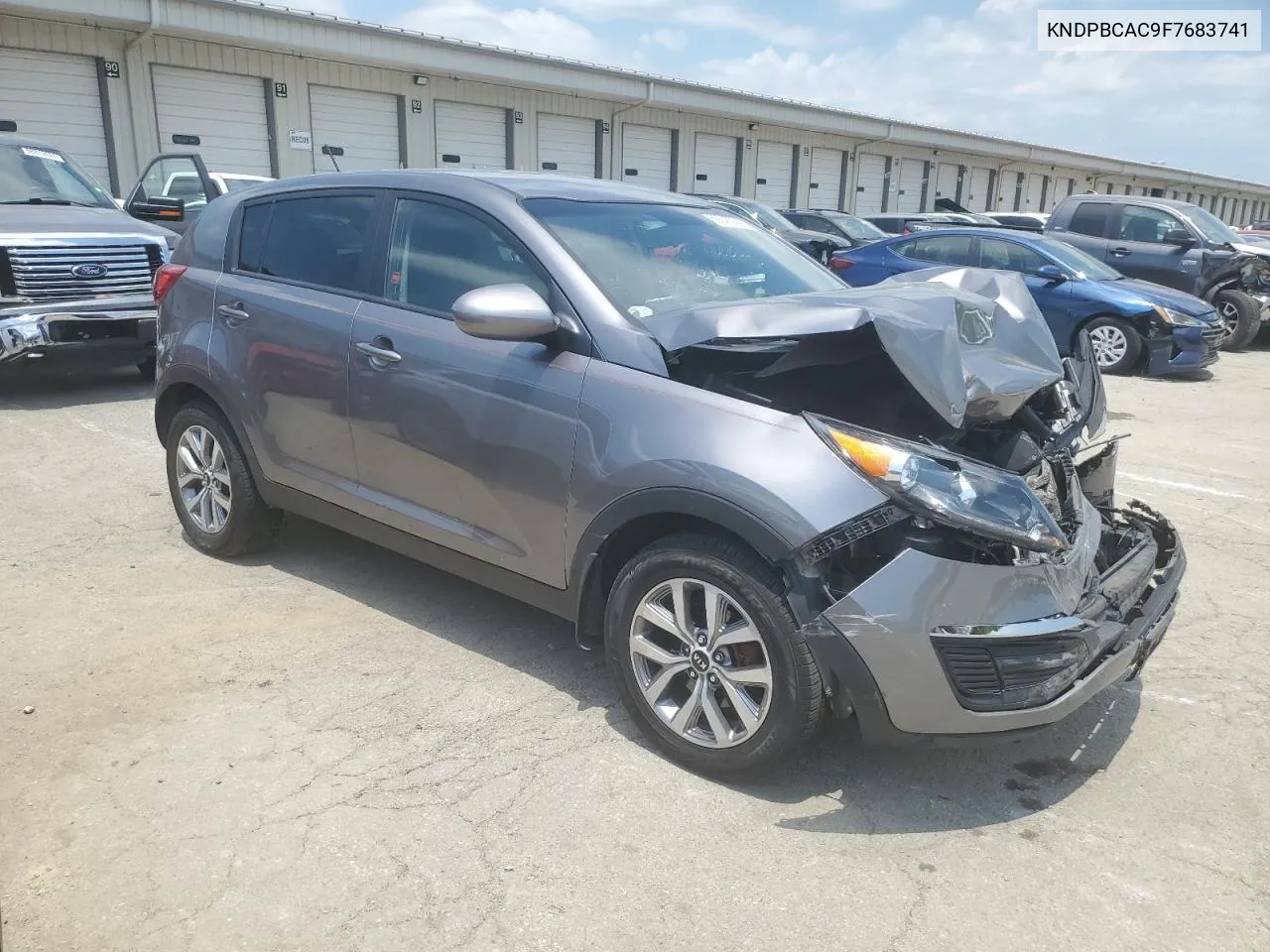 2015 Kia Sportage Lx VIN: KNDPBCAC9F7683741 Lot: 59240264