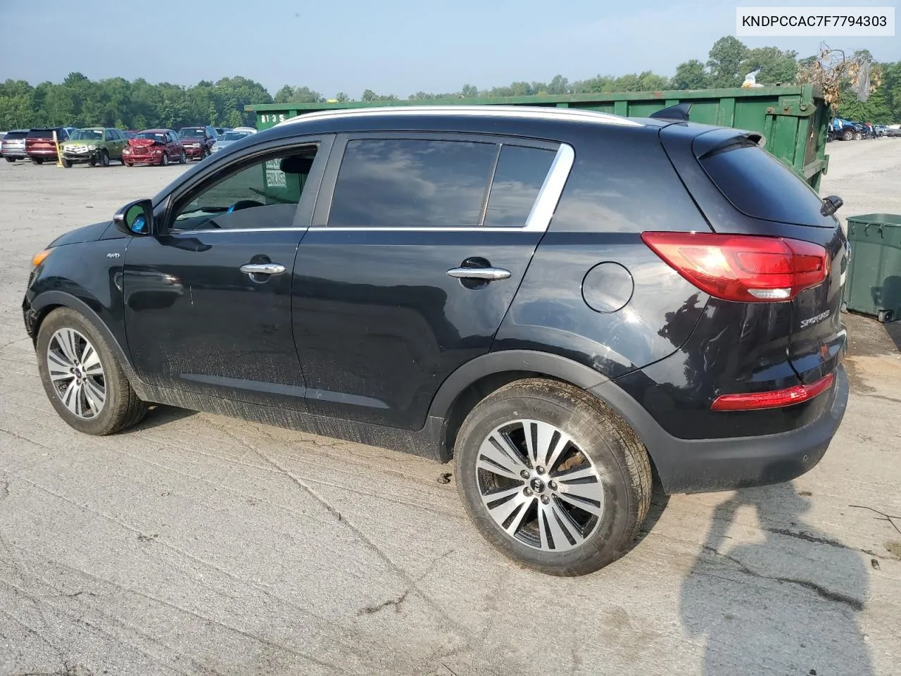 2015 Kia Sportage Ex VIN: KNDPCCAC7F7794303 Lot: 59635824