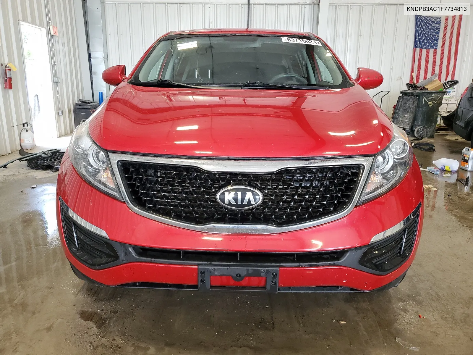 2015 Kia Sportage Lx VIN: KNDPB3AC1F7734813 Lot: 63715624