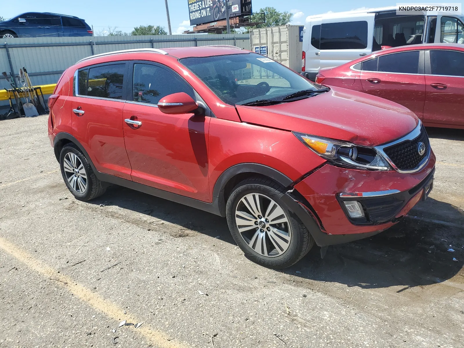 2015 Kia Sportage Ex VIN: KNDPC3AC2F7719718 Lot: 63733094