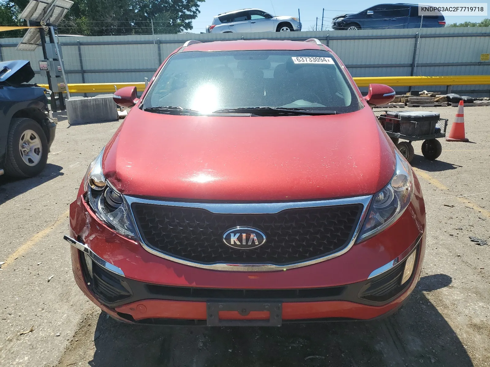 2015 Kia Sportage Ex VIN: KNDPC3AC2F7719718 Lot: 63733094