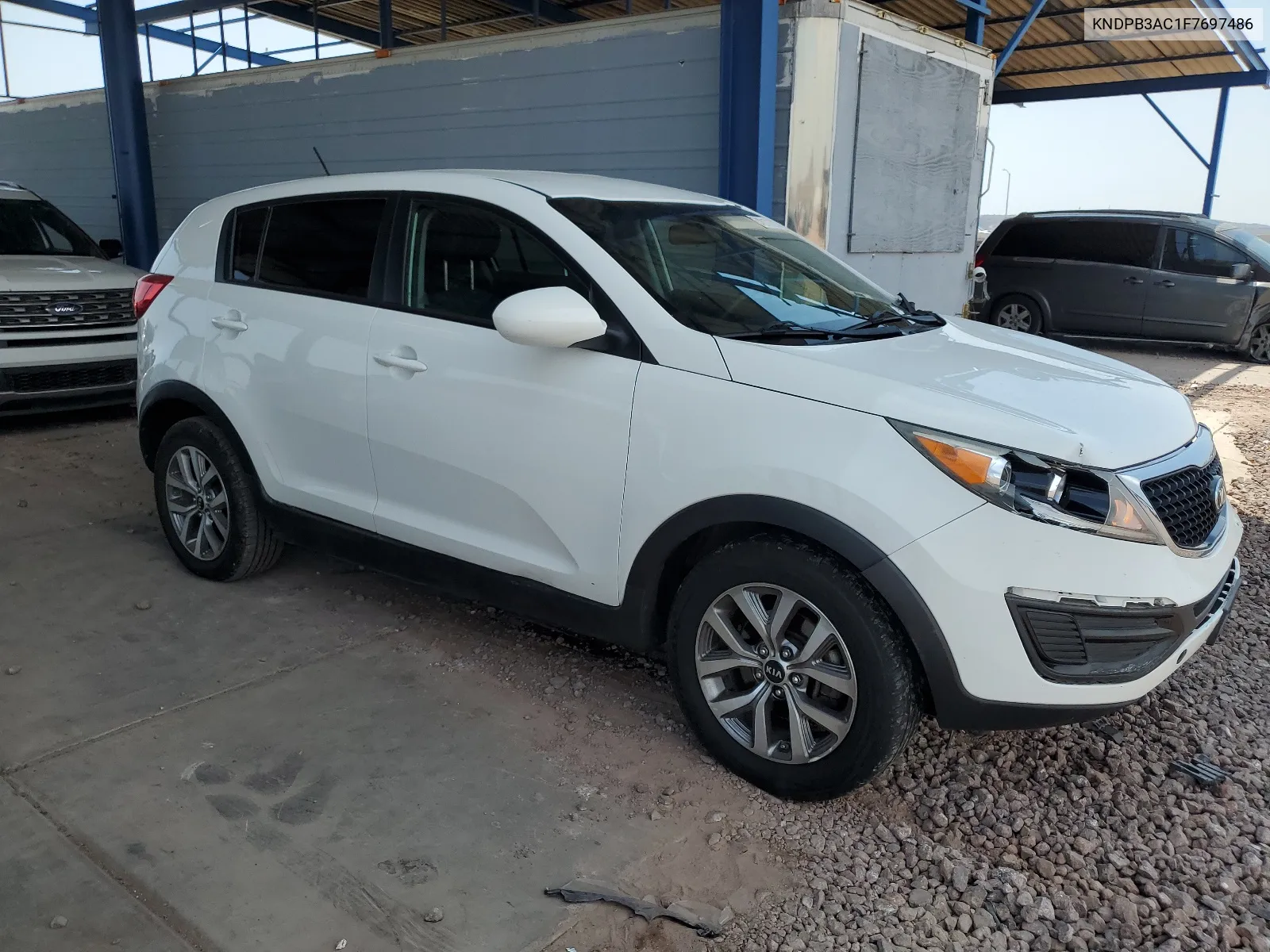 2015 Kia Sportage Lx VIN: KNDPB3AC1F7697486 Lot: 64817634