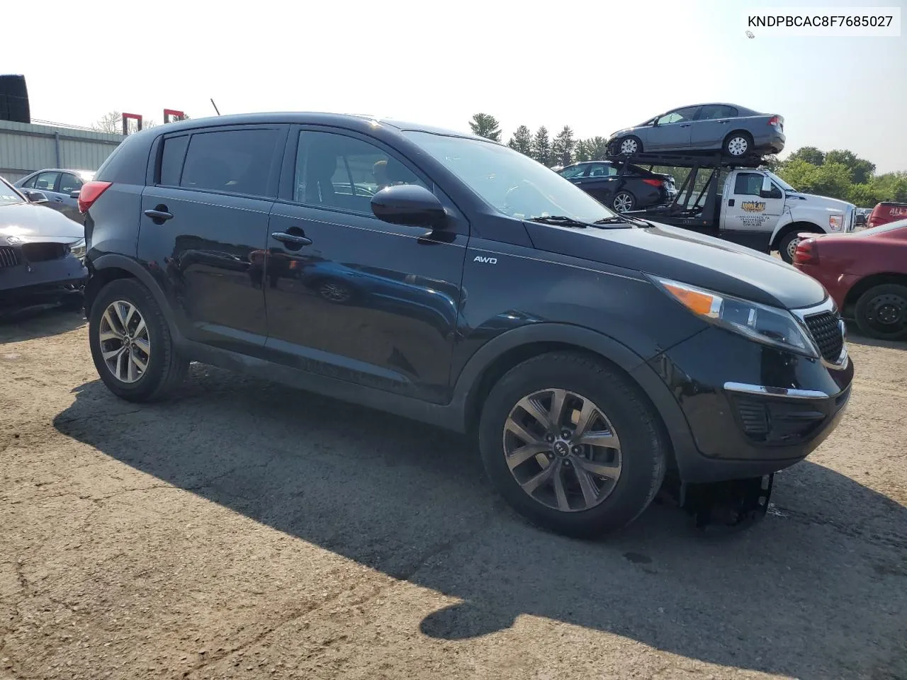 2015 Kia Sportage Lx VIN: KNDPBCAC8F7685027 Lot: 65038564