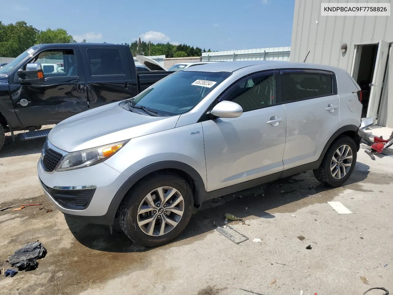 KNDPBCAC9F7758826 2015 Kia Sportage Lx