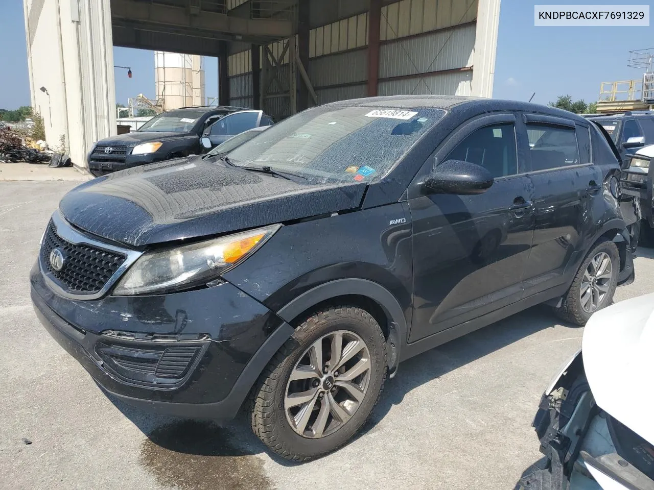 2015 Kia Sportage Lx VIN: KNDPBCACXF7691329 Lot: 65619814