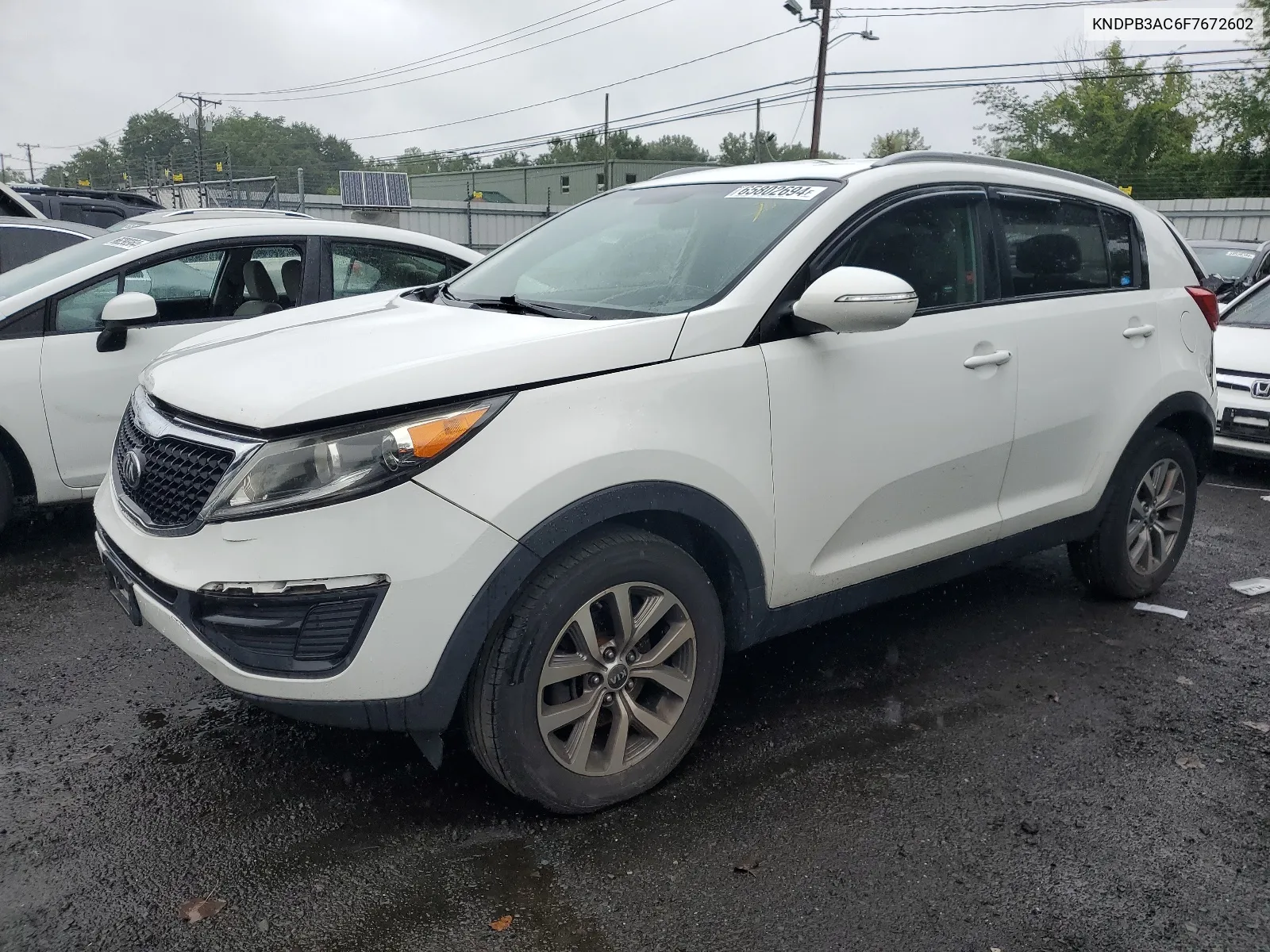 2015 Kia Sportage Lx VIN: KNDPB3AC6F7672602 Lot: 65802694