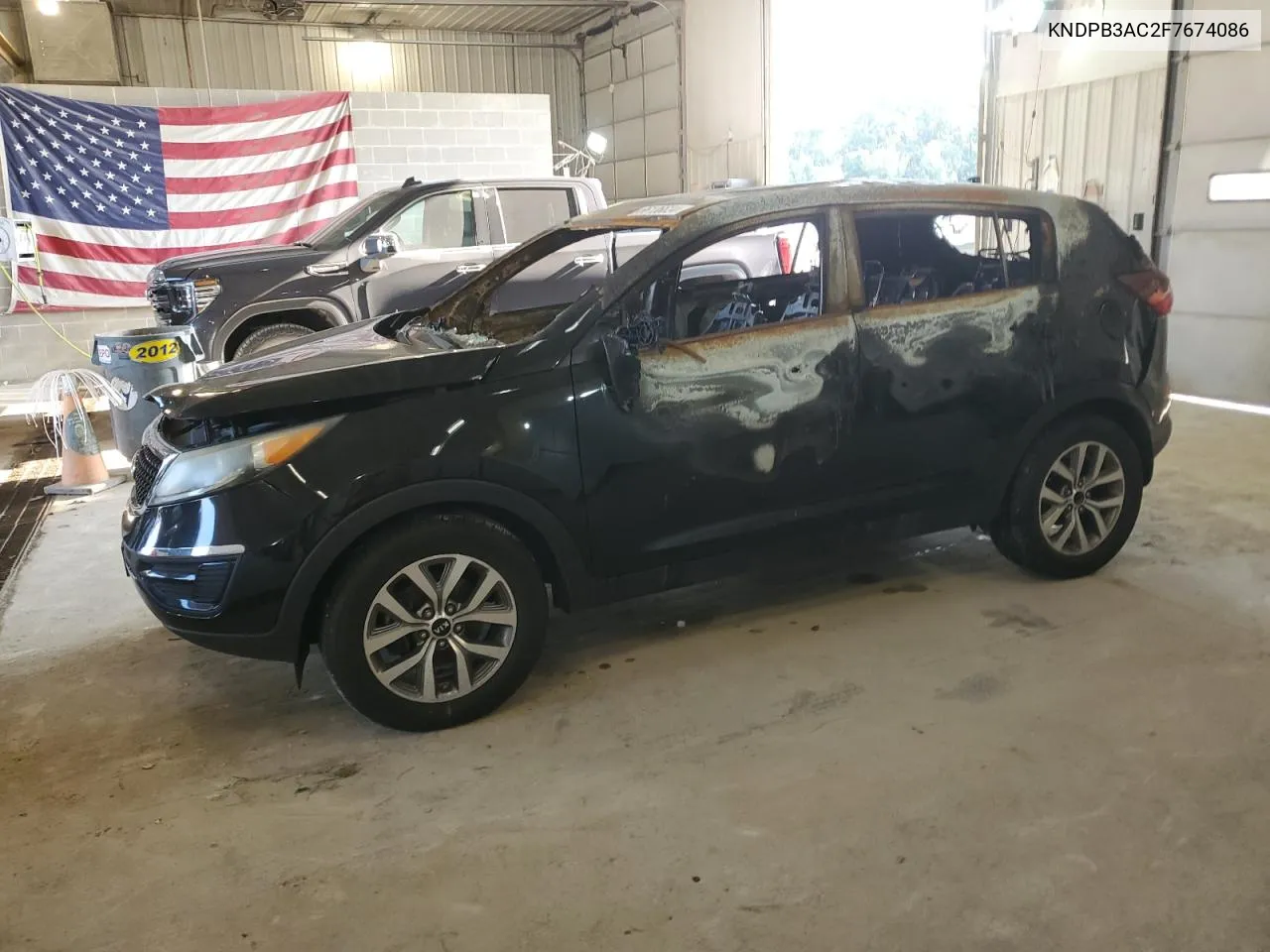 2015 Kia Sportage Lx VIN: KNDPB3AC2F7674086 Lot: 66136624