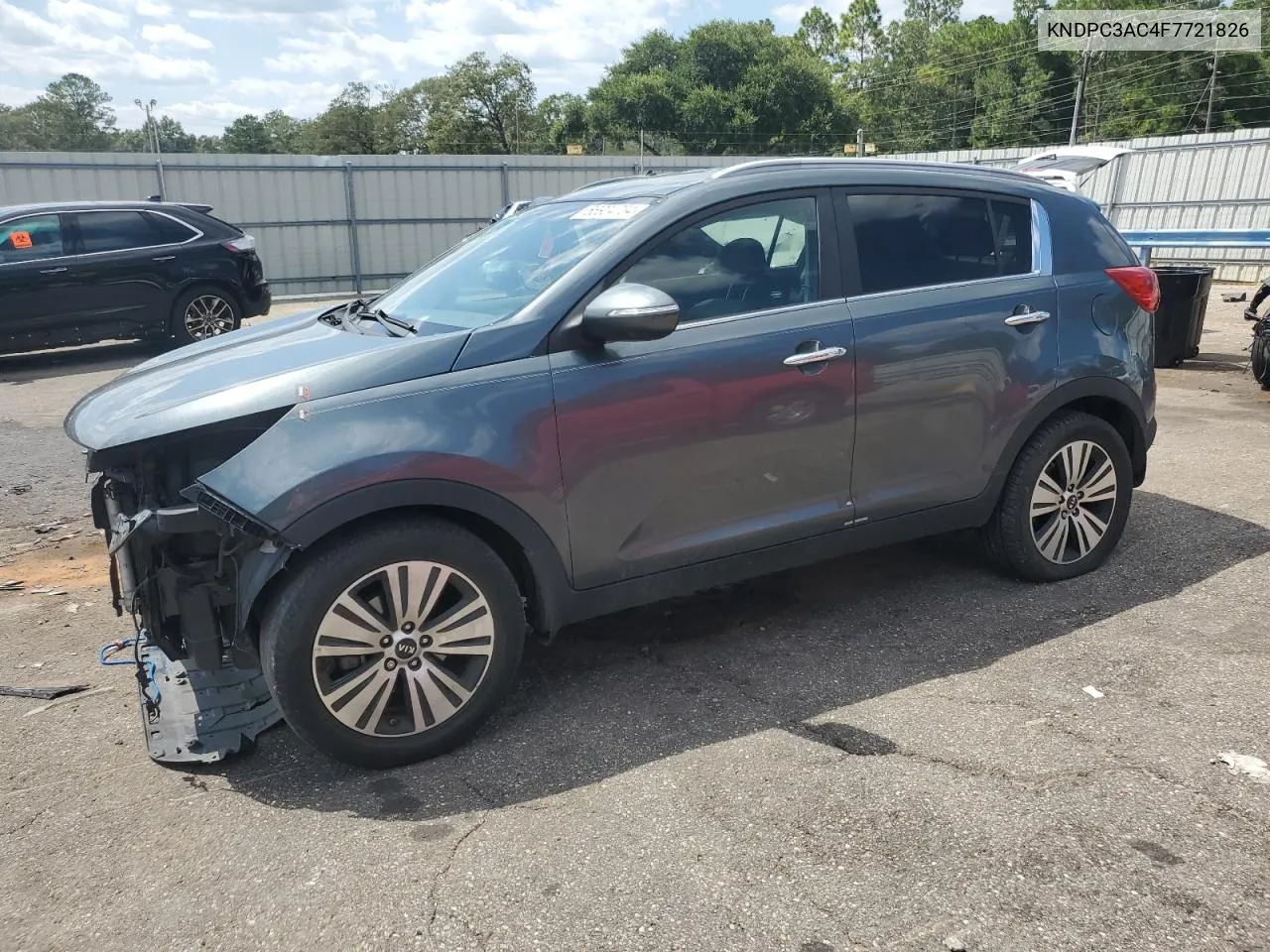 2015 Kia Sportage Ex VIN: KNDPC3AC4F7721826 Lot: 66904734