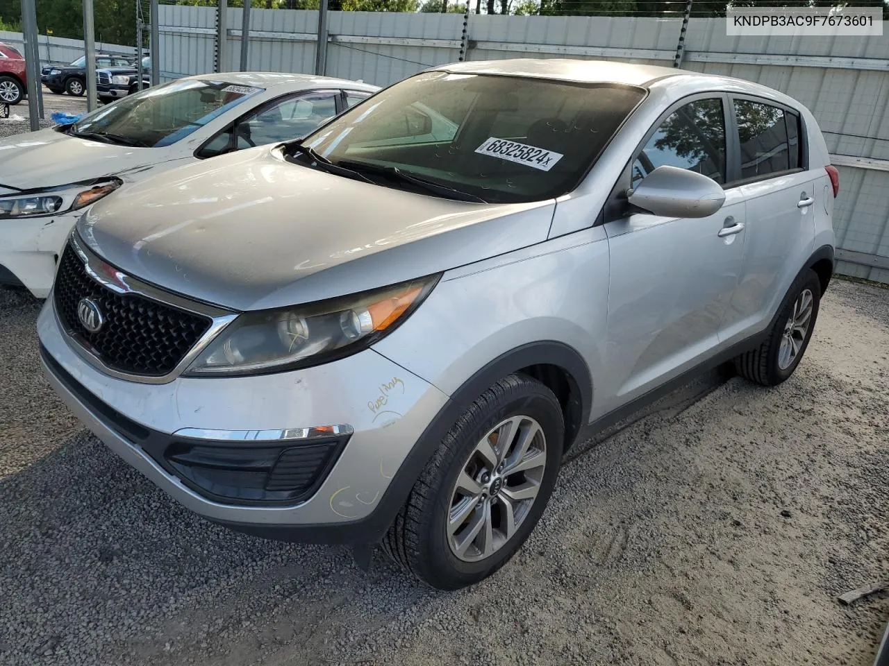 2015 Kia Sportage Lx VIN: KNDPB3AC9F7673601 Lot: 68325824