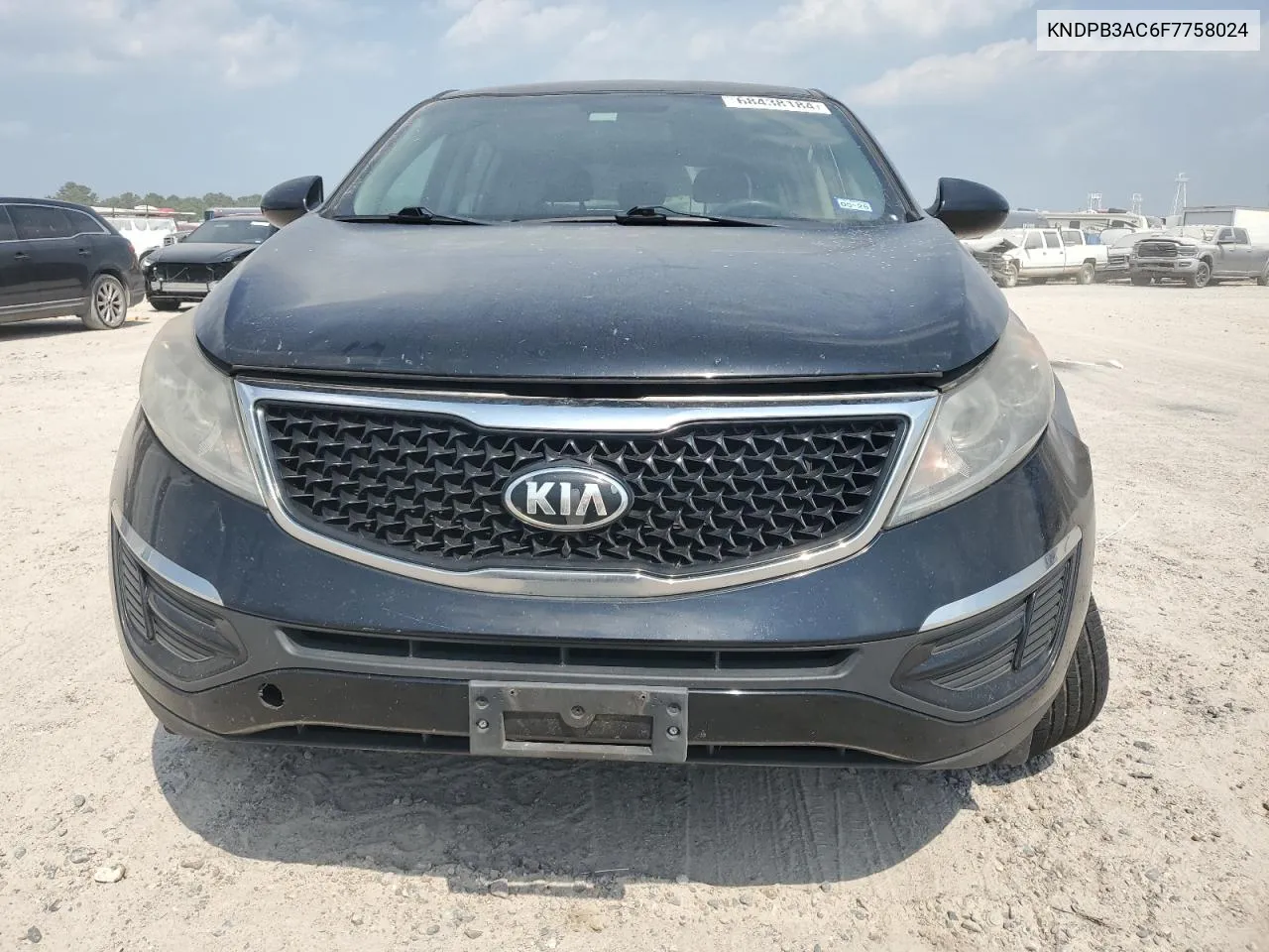 2015 Kia Sportage Lx VIN: KNDPB3AC6F7758024 Lot: 68438184