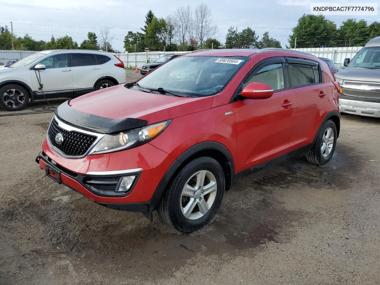 KNDPBCAC7F7774796 2015 Kia Sportage Lx