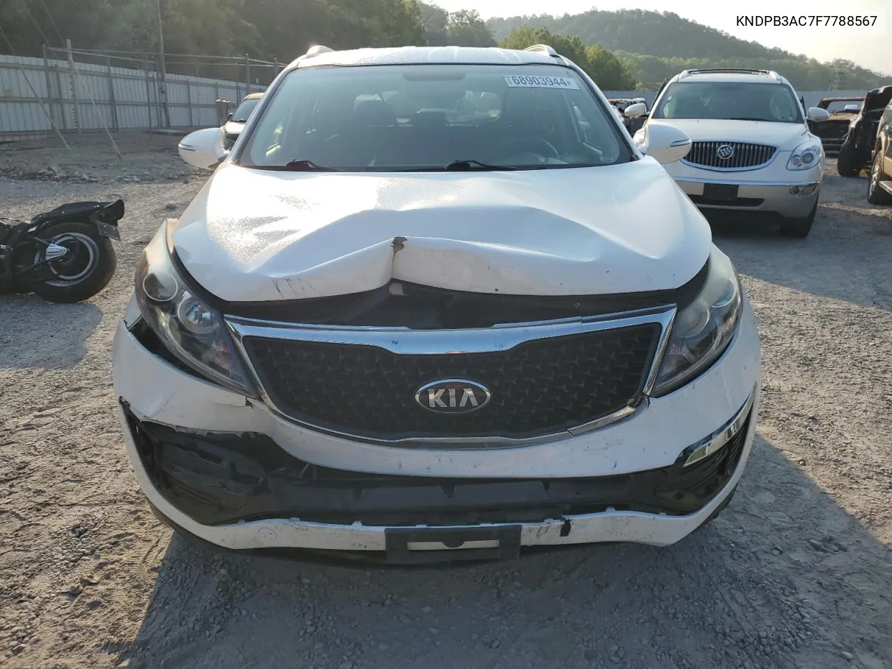 2015 Kia Sportage Lx VIN: KNDPB3AC7F7788567 Lot: 68903944