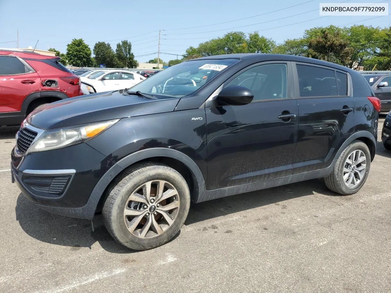 2015 Kia Sportage Lx VIN: KNDPBCAC9F7792099 Lot: 68921334