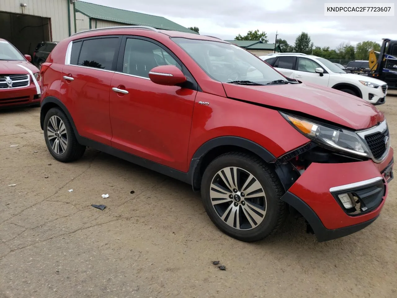 2015 Kia Sportage Ex VIN: KNDPCCAC2F7723607 Lot: 69397984