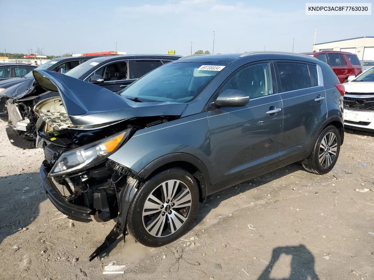 2015 Kia Sportage Ex VIN: KNDPC3AC8F7763030 Lot: 69708834