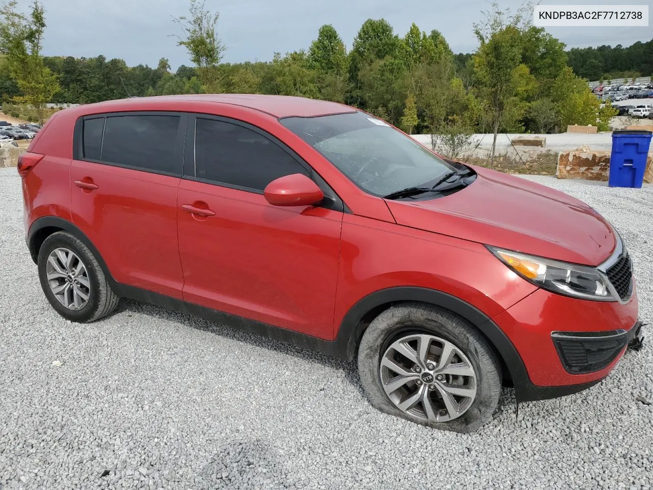 2015 Kia Sportage Lx VIN: KNDPB3AC2F7712738 Lot: 70031394