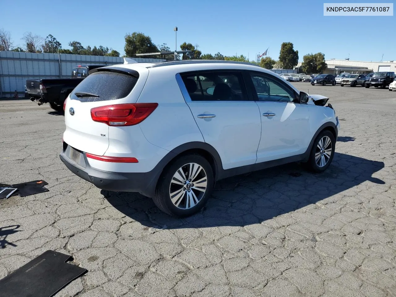 2015 Kia Sportage Ex VIN: KNDPC3AC5F7761087 Lot: 70149914