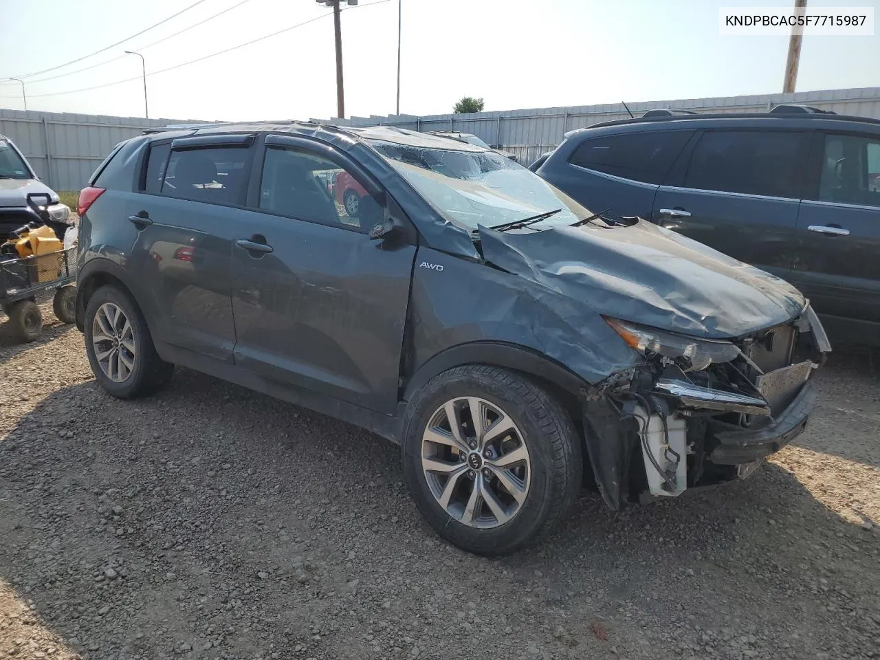 KNDPBCAC5F7715987 2015 Kia Sportage Lx