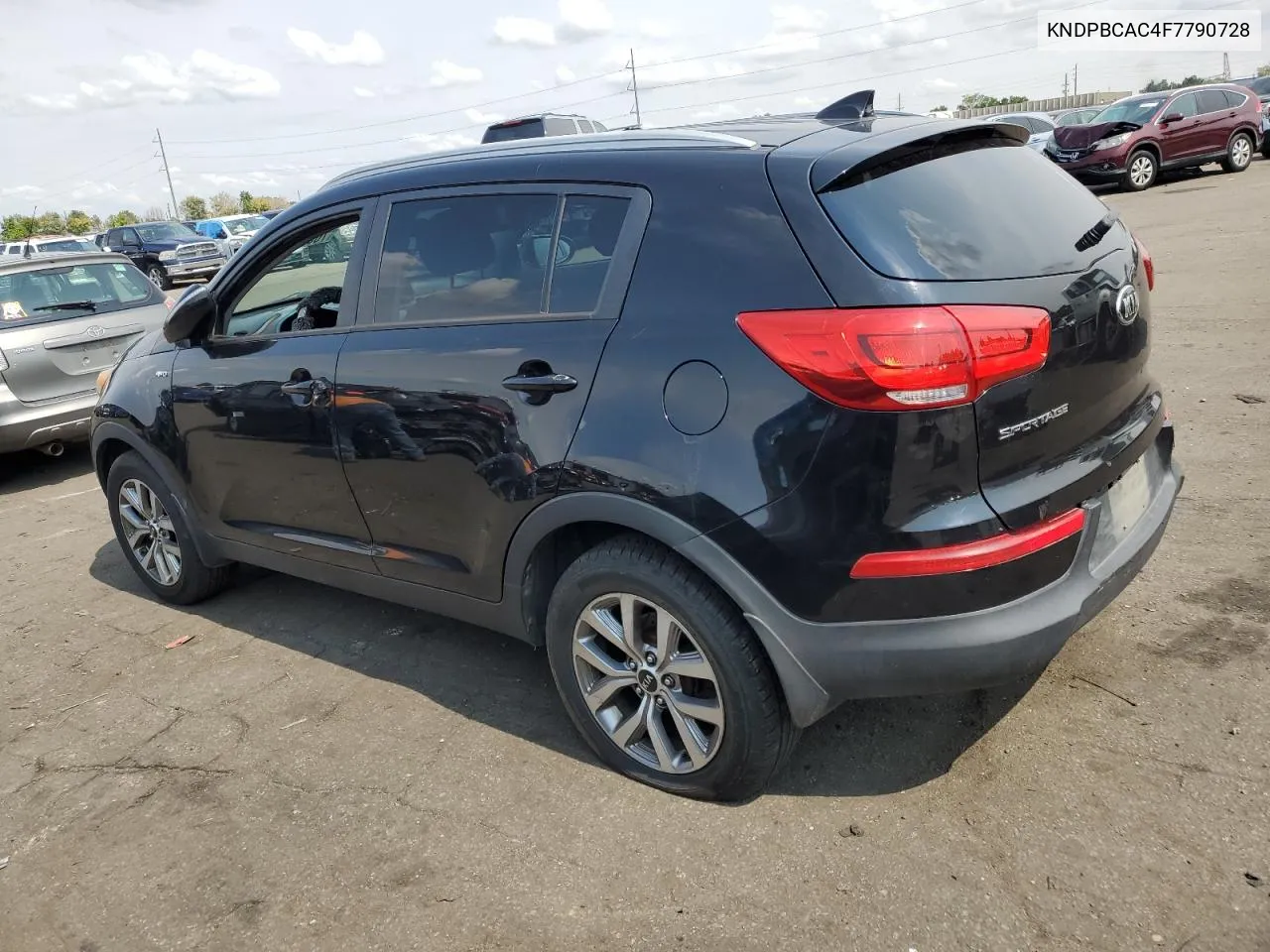 2015 Kia Sportage Lx VIN: KNDPBCAC4F7790728 Lot: 70596394