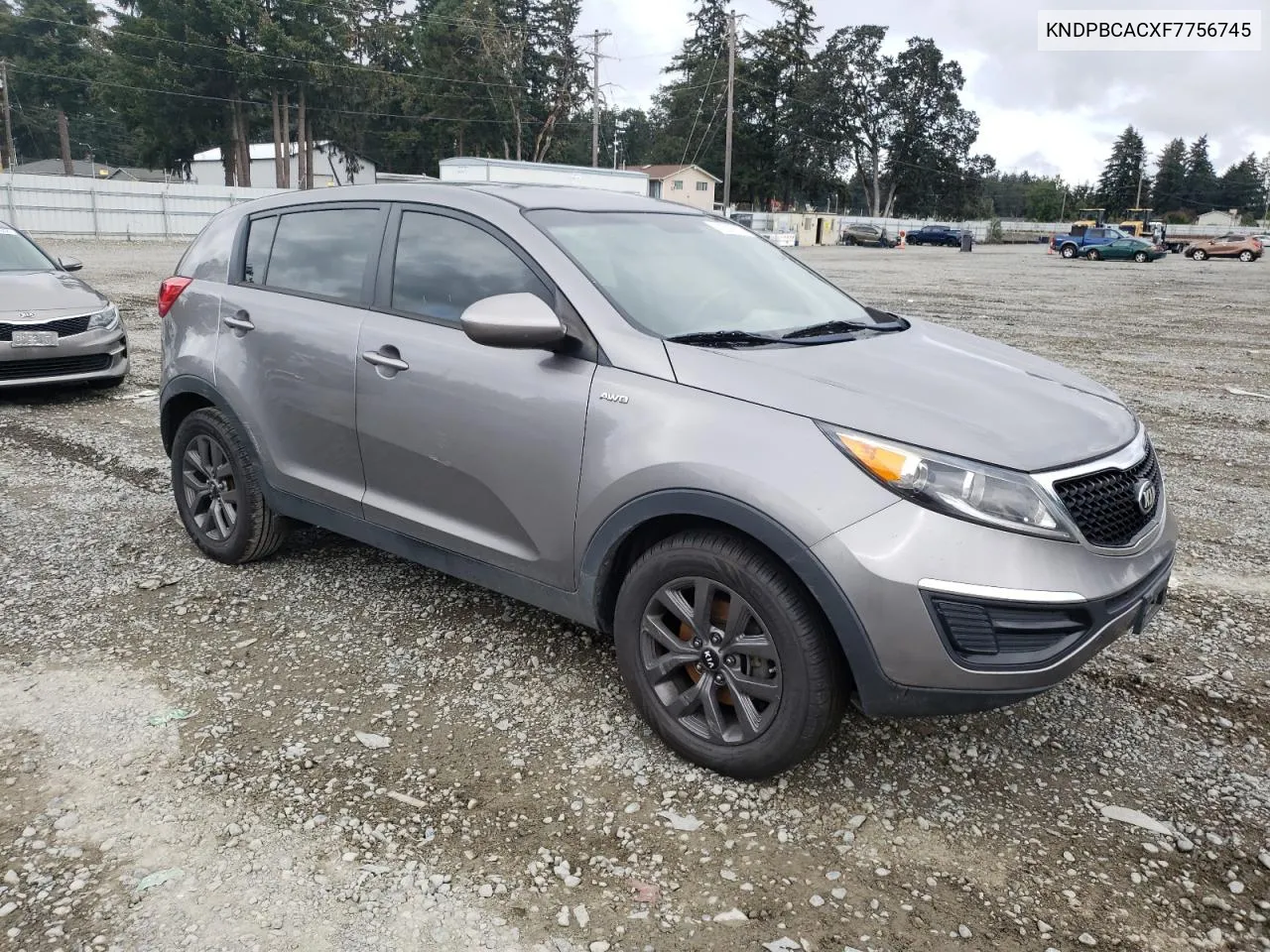 KNDPBCACXF7756745 2015 Kia Sportage Lx