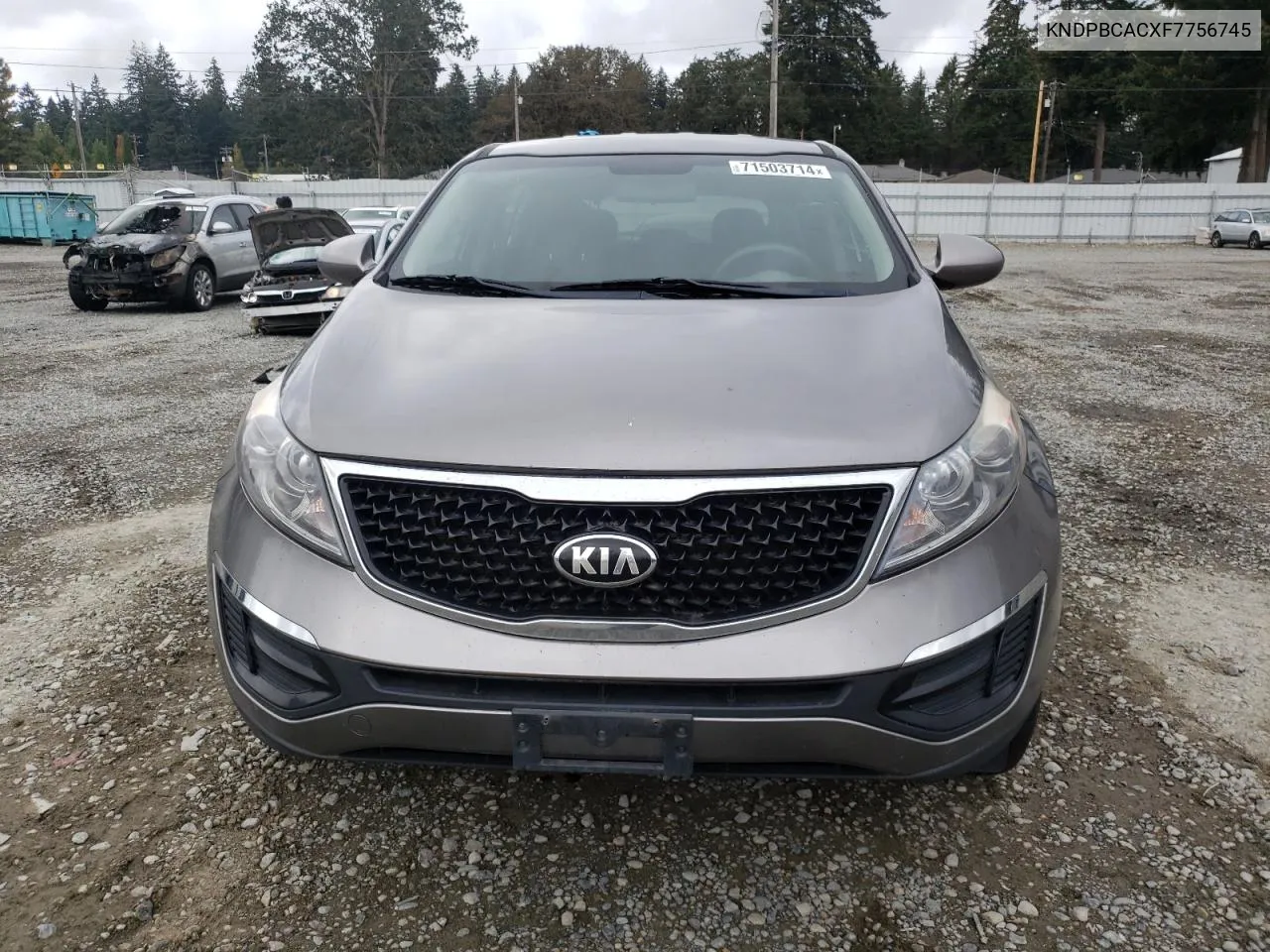 KNDPBCACXF7756745 2015 Kia Sportage Lx