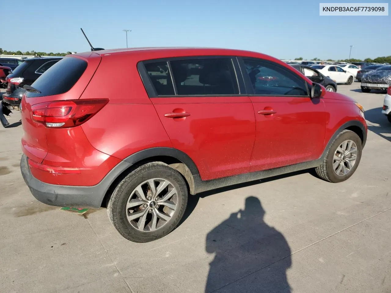 2015 Kia Sportage Lx VIN: KNDPB3AC6F7739098 Lot: 71591764