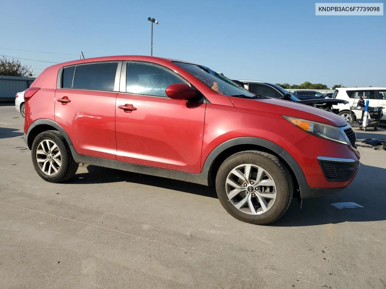 2015 Kia Sportage Lx VIN: KNDPB3AC6F7739098 Lot: 71591764