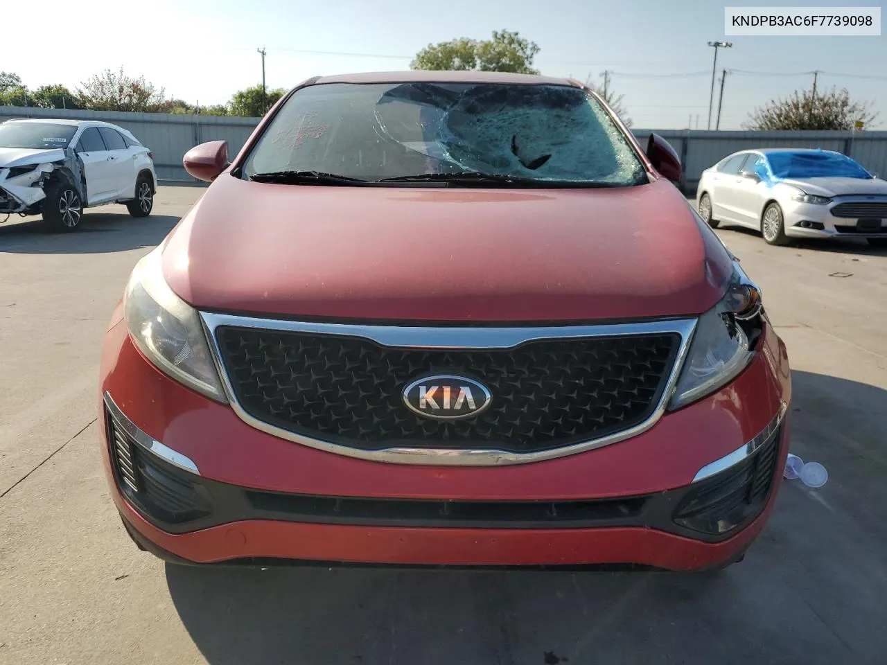 2015 Kia Sportage Lx VIN: KNDPB3AC6F7739098 Lot: 71591764