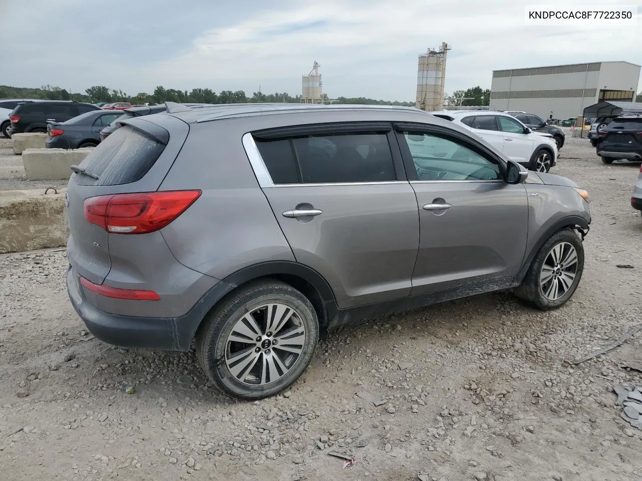 2015 Kia Sportage Ex VIN: KNDPCCAC8F7722350 Lot: 72013414