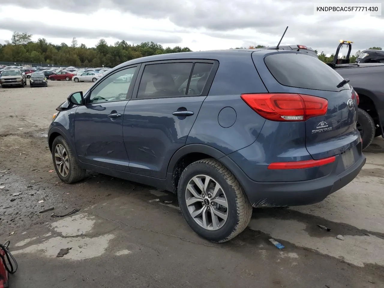 2015 Kia Sportage Lx VIN: KNDPBCAC5F7771430 Lot: 72037434