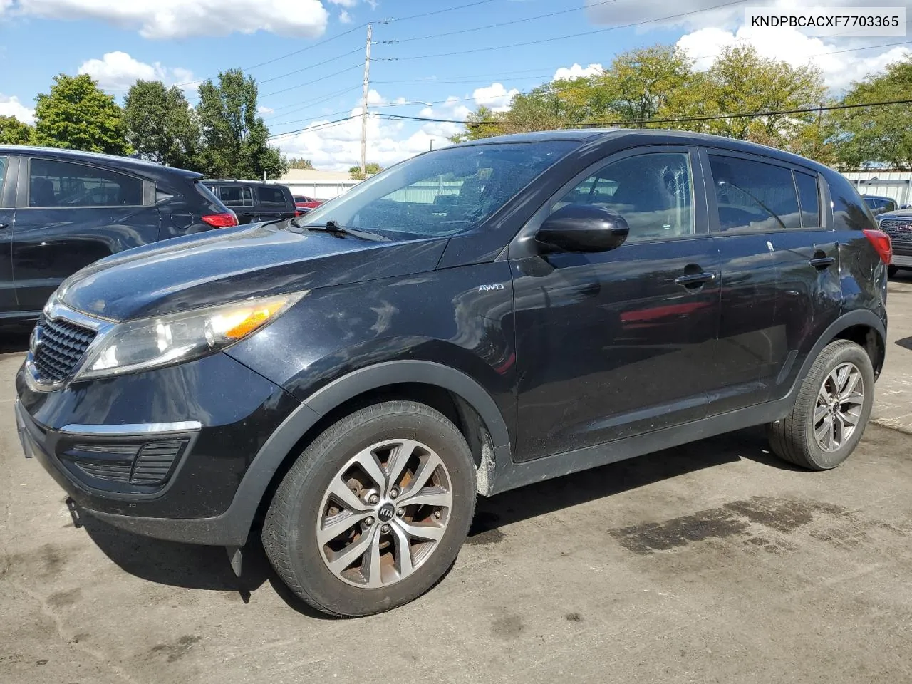 KNDPBCACXF7703365 2015 Kia Sportage Lx