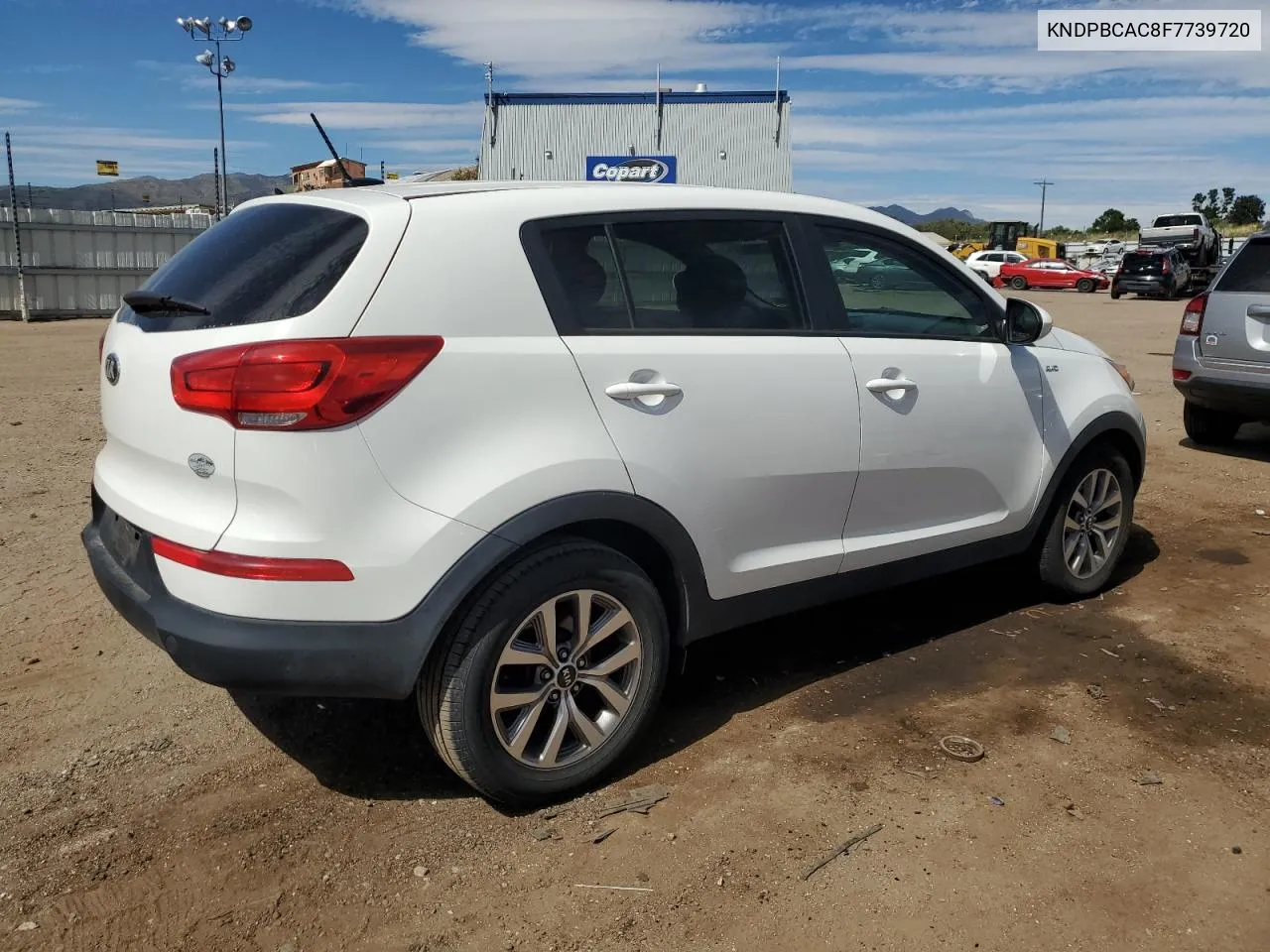 2015 Kia Sportage Lx VIN: KNDPBCAC8F7739720 Lot: 72473504