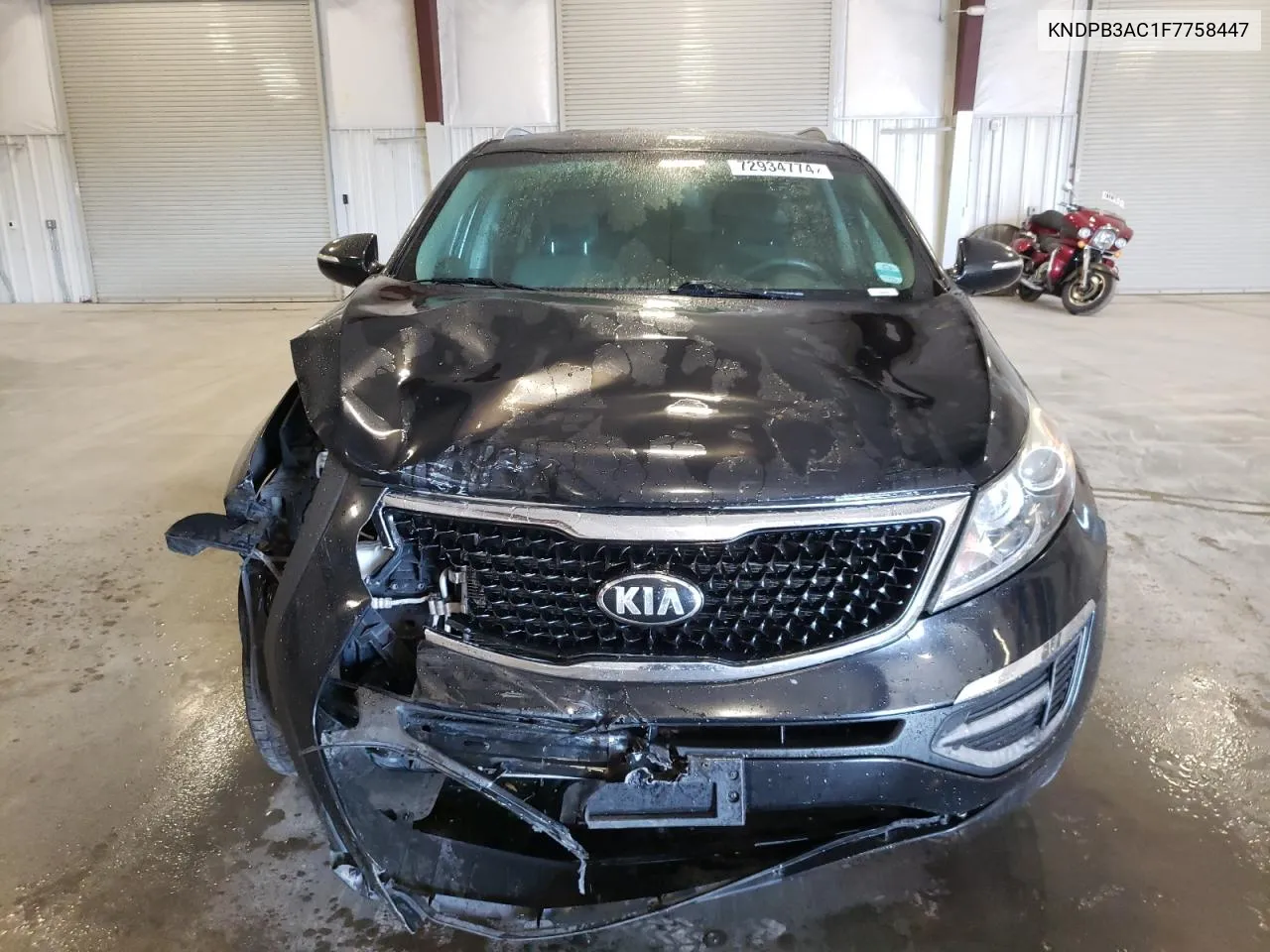 2015 Kia Sportage Lx VIN: KNDPB3AC1F7758447 Lot: 72934774