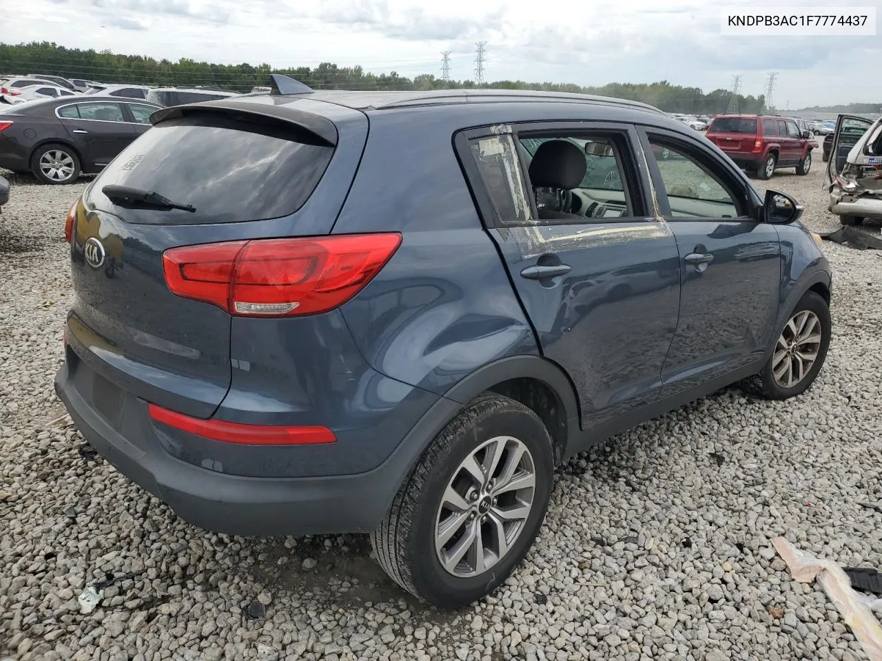 2015 Kia Sportage Lx VIN: KNDPB3AC1F7774437 Lot: 72943744