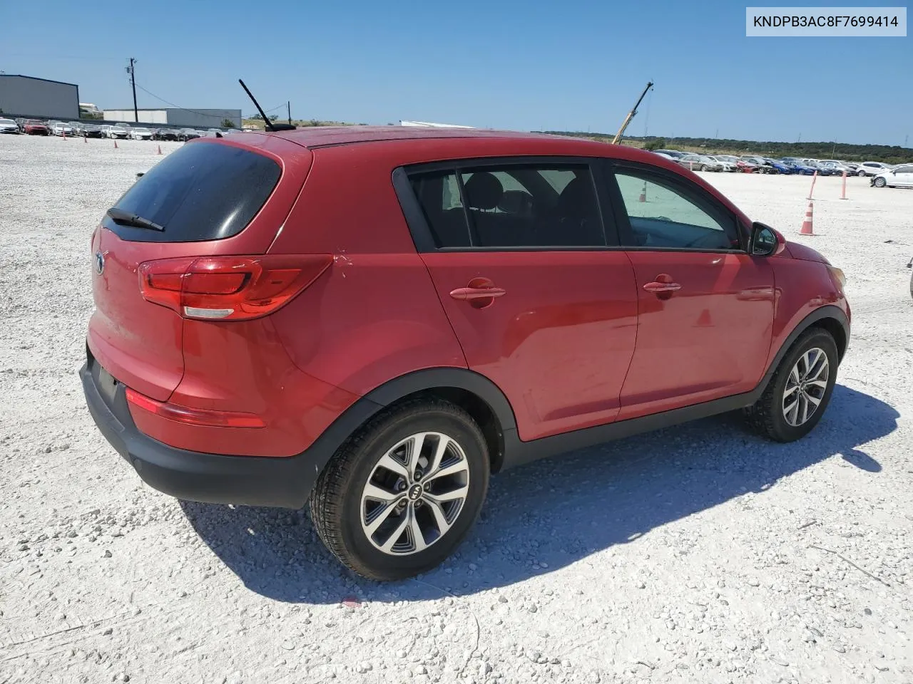 2015 Kia Sportage Lx VIN: KNDPB3AC8F7699414 Lot: 73133894