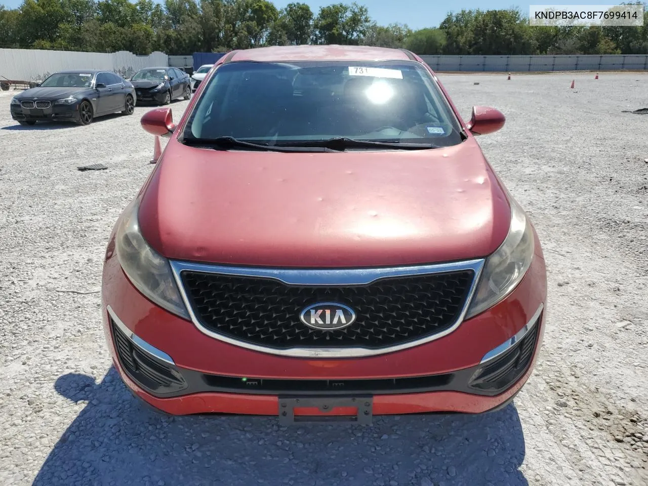 2015 Kia Sportage Lx VIN: KNDPB3AC8F7699414 Lot: 73133894