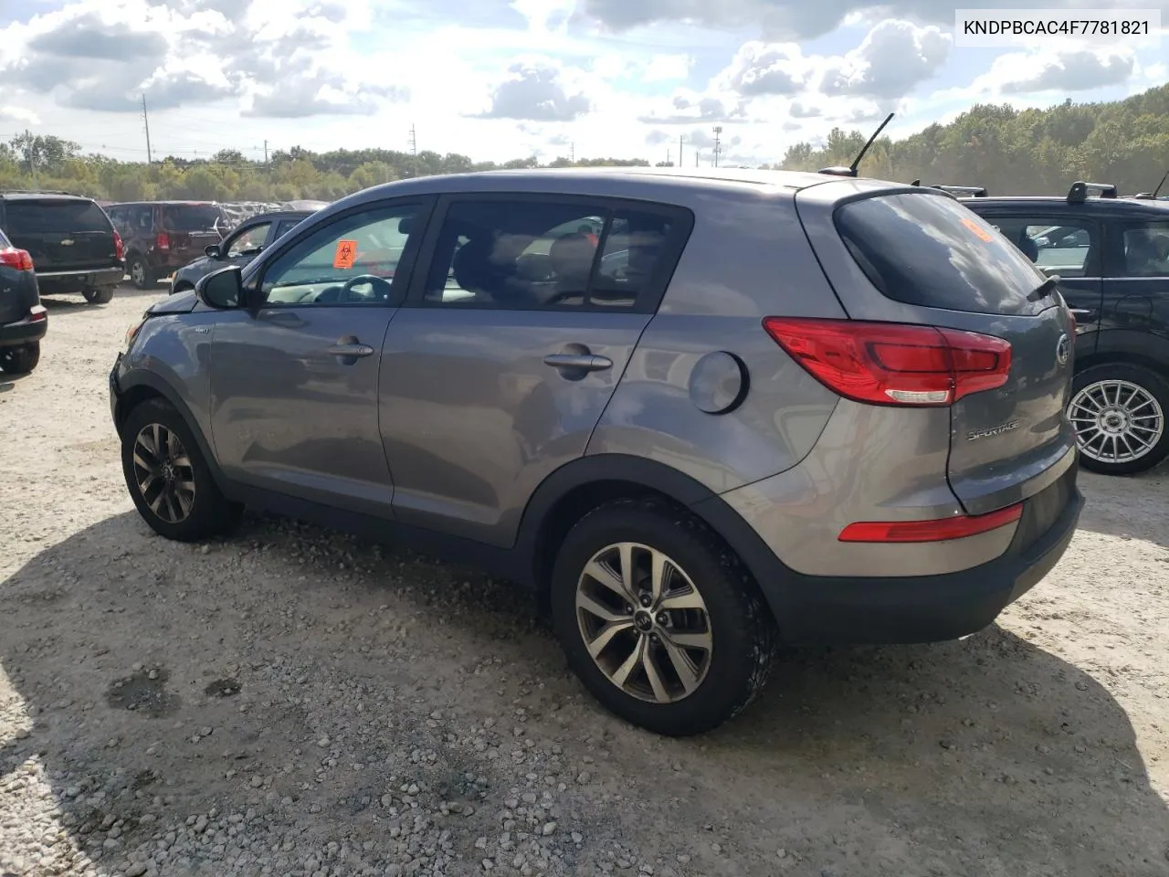 2015 Kia Sportage Lx VIN: KNDPBCAC4F7781821 Lot: 73314154