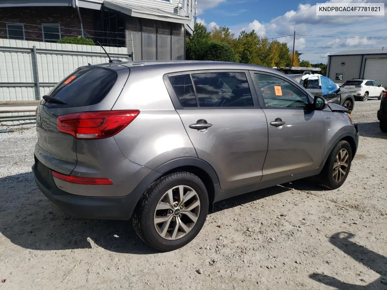 2015 Kia Sportage Lx VIN: KNDPBCAC4F7781821 Lot: 73314154