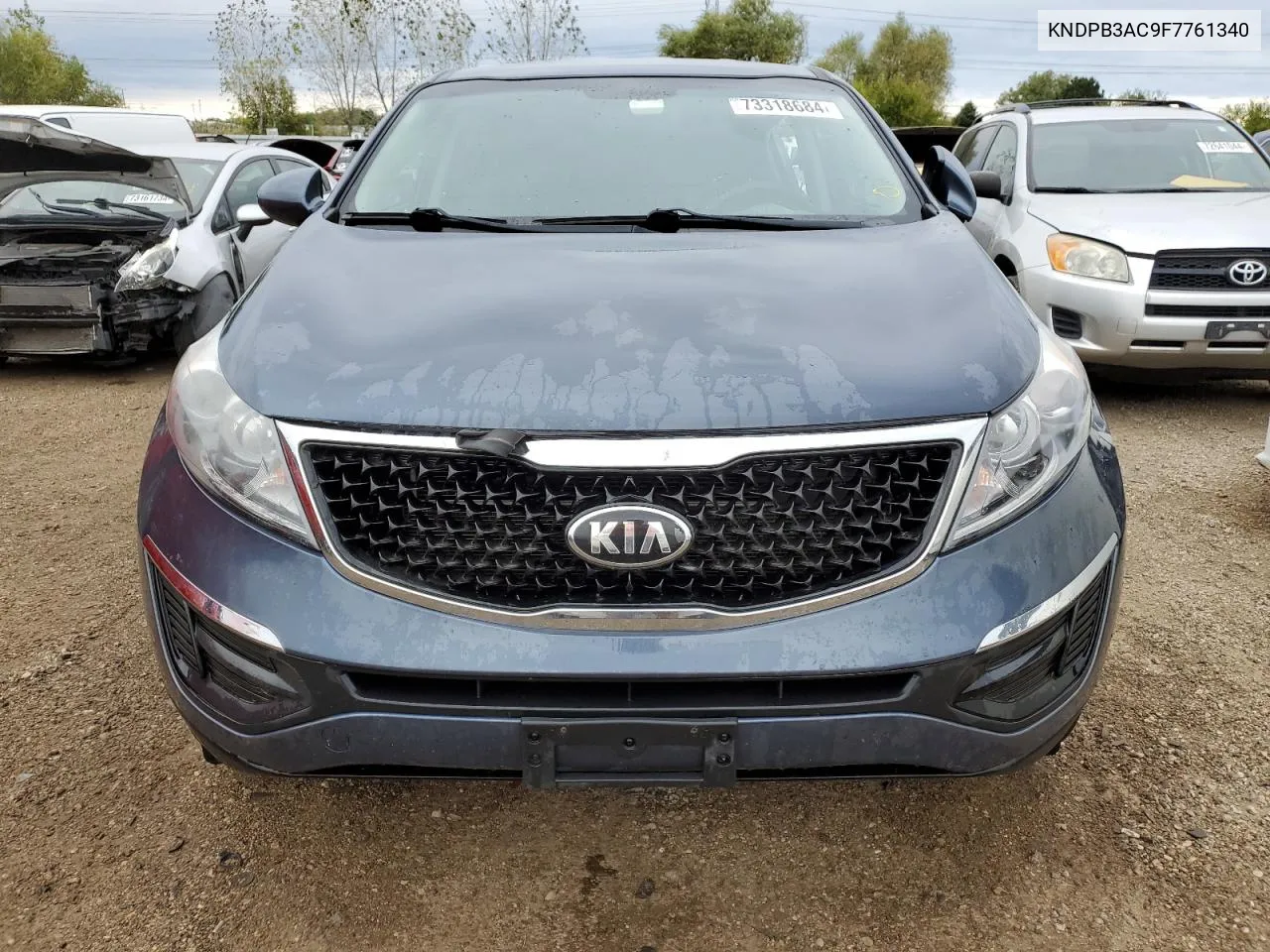 2015 Kia Sportage Lx VIN: KNDPB3AC9F7761340 Lot: 73318684