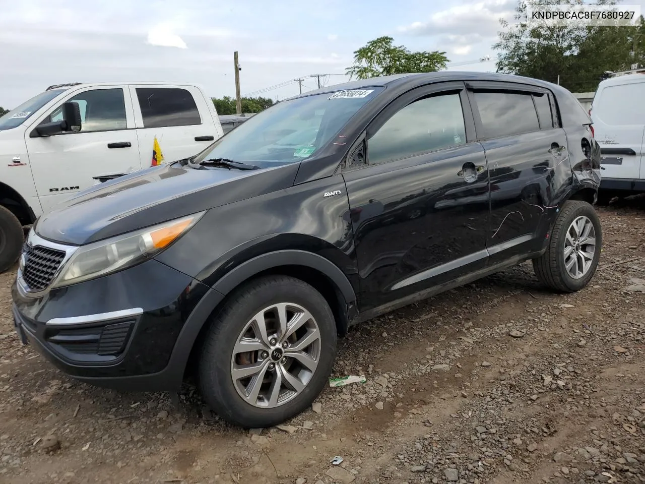 2015 Kia Sportage Lx VIN: KNDPBCAC8F7680927 Lot: 73656014