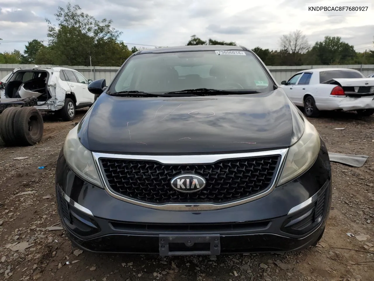 2015 Kia Sportage Lx VIN: KNDPBCAC8F7680927 Lot: 73656014