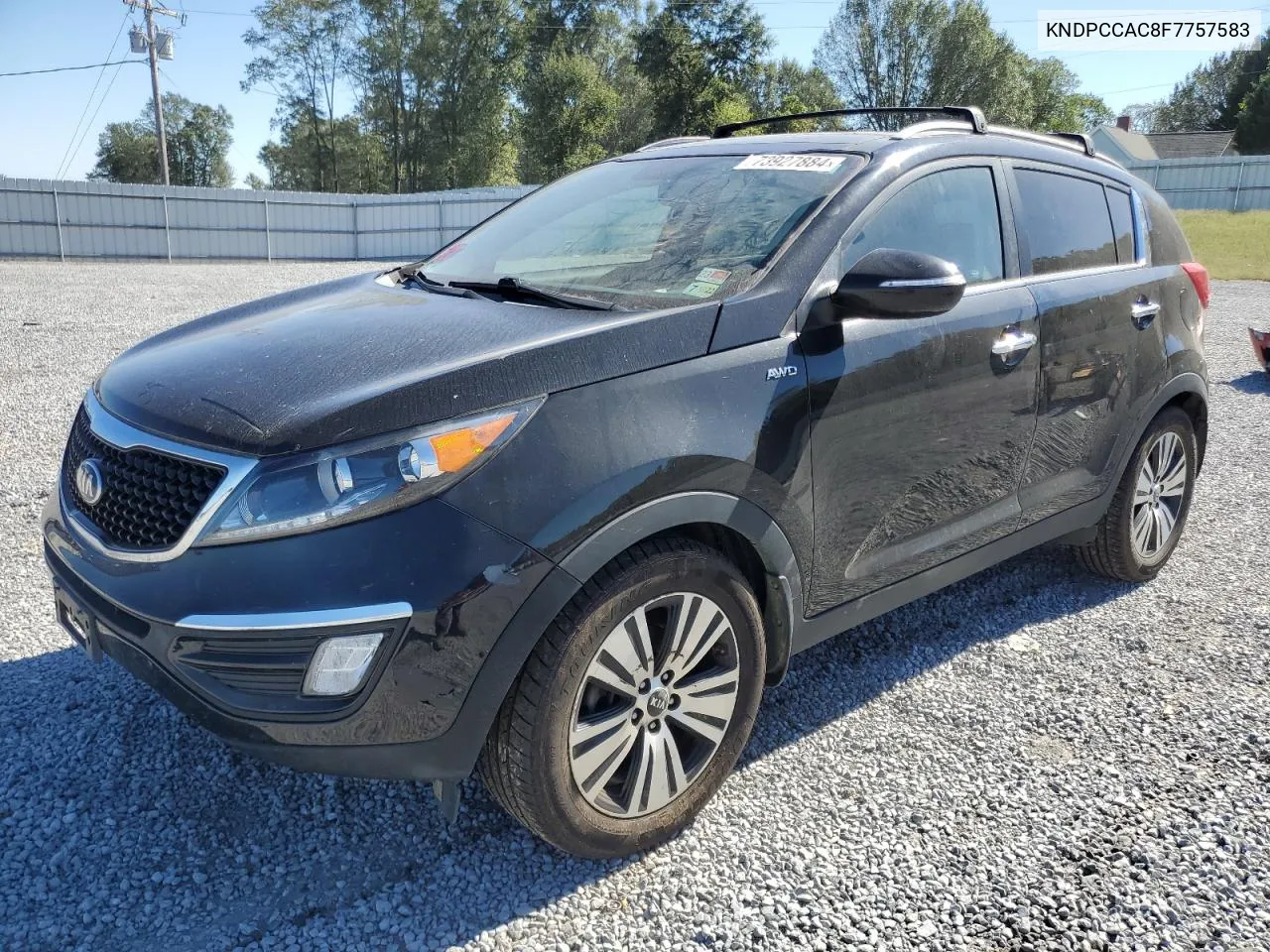 KNDPCCAC8F7757583 2015 Kia Sportage Ex