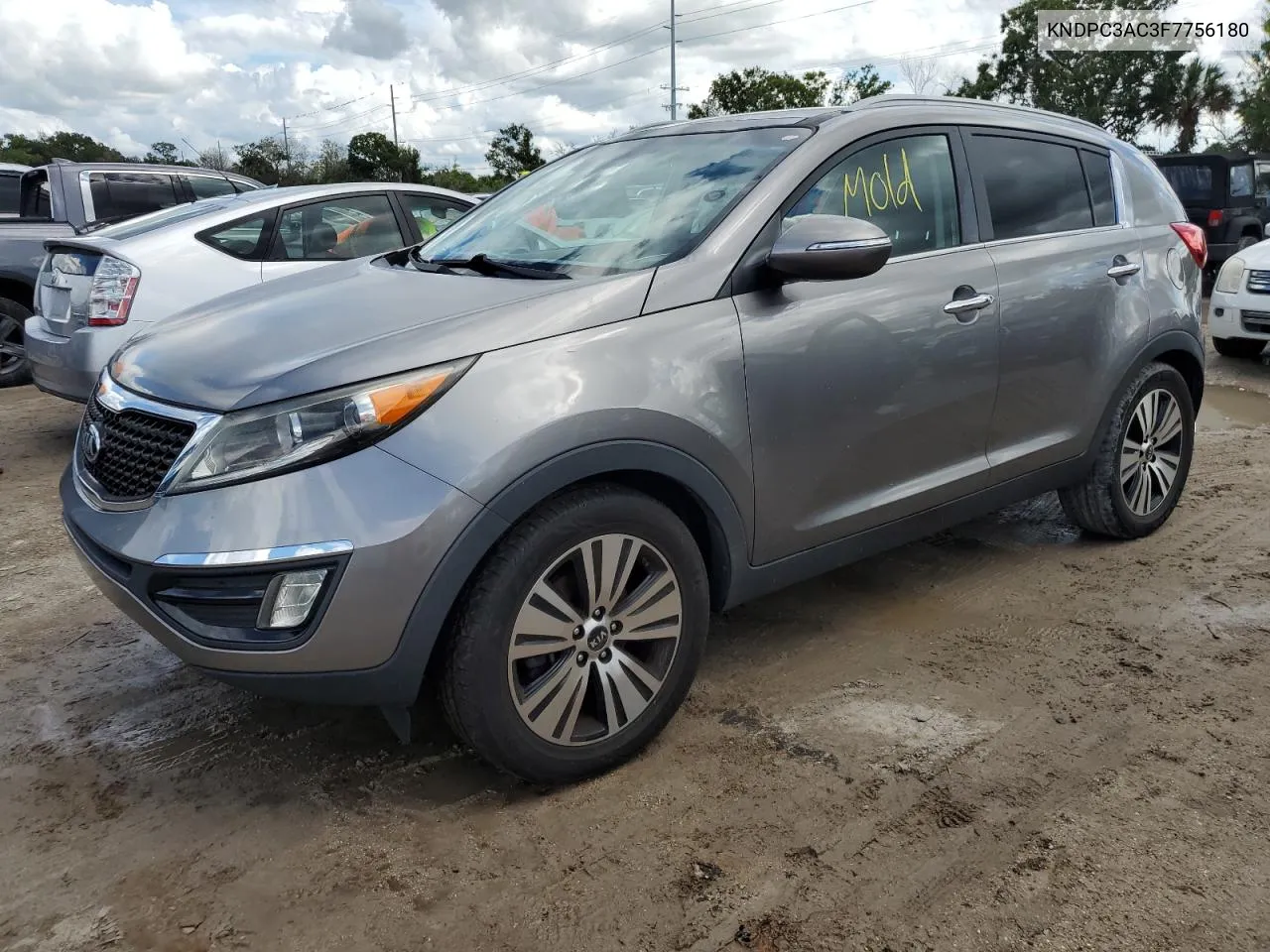 2015 Kia Sportage Ex VIN: KNDPC3AC3F7756180 Lot: 73962594