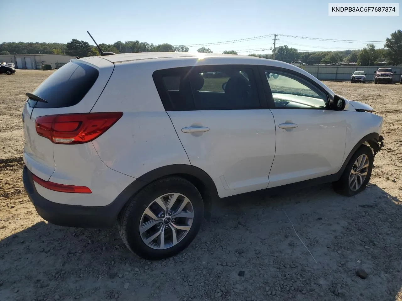 2015 Kia Sportage Lx VIN: KNDPB3AC6F7687374 Lot: 74021784