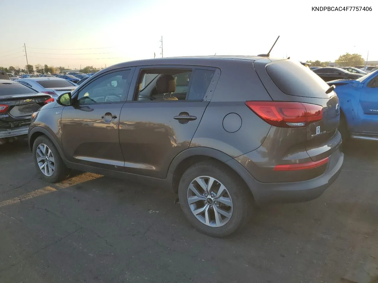 2015 Kia Sportage Lx VIN: KNDPBCAC4F7757406 Lot: 74030324